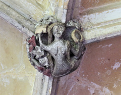 lacock abbey, wilts (137) c15 cloister vaulting boss