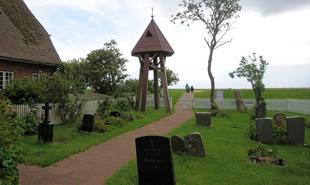 Friedhof auf der Kirchwarft, Hallig Hooge