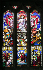 strelley church, notts; mid c19 resurrection glass 1856