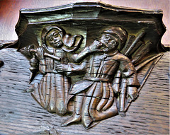 boston church,lincs (58)c14 misericord domestic dispute