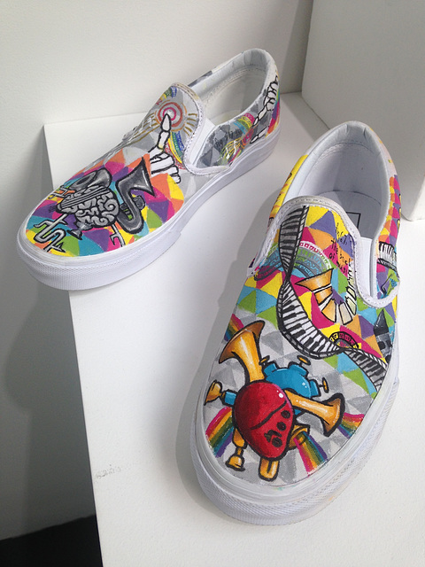 Decorated Vans by Josie Qi