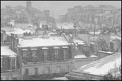 Toits de Paris sous la neige (II)