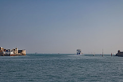 Isle of Wight Ferry departing