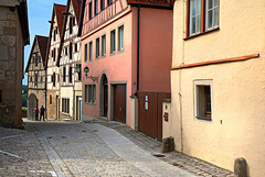 Rothenburg ob der Tauber - Die Burggasse