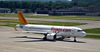 AIRBUS A320 TC-NBT der Fluggesellschft PEGASUS rollt  zum Start in Zürich-Kloten