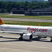 AIRBUS A320 TC-NBT der Fluggesellschft PEGASUS rollt  zum Start in Zürich-Kloten