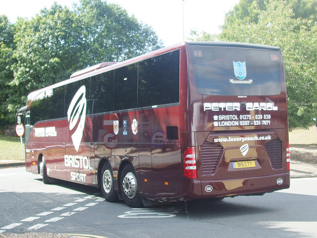 DSCF4298 Peter Carol B15 CTY at Chieveley Services - 3 Aug 2018