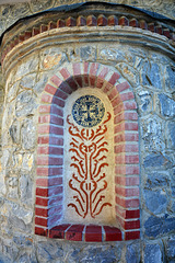 Greece, Kassandreia, South Wall Architecture Detail