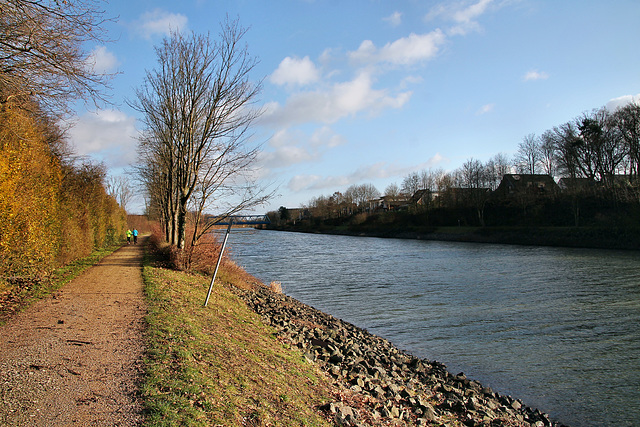 Weg am Wesel-Datteln-Kanal (Haltern-Bossendorf) / 26.12.2023