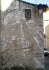 Vhils mural.