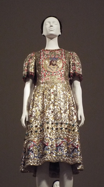 Dolce & Gabbana Evening Dress from 2013-2014 in the Metropolitan Museum of Art, May 2018