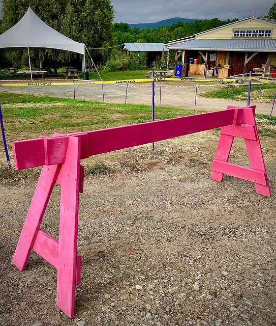 pink barrier