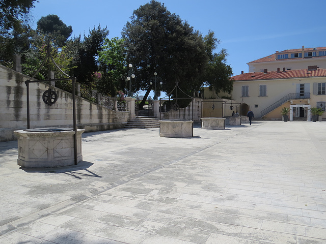 Zadar : les cinq puits.