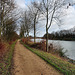 Weg am Wesel-Datteln-Kanal (Haltern am See) / 26.12.2023