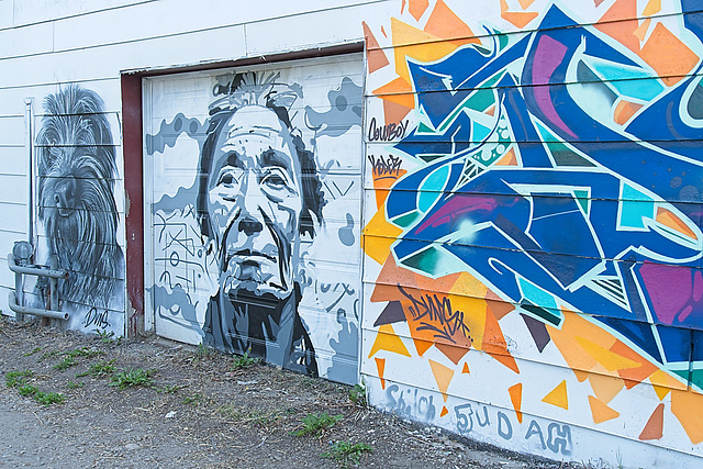 garage door mural-Shaunavon