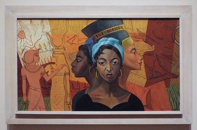 Egyptian Heritage by Mailou Jones in the Metropolitan Museum of Art, January 2025
