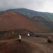 Etna behind clouds