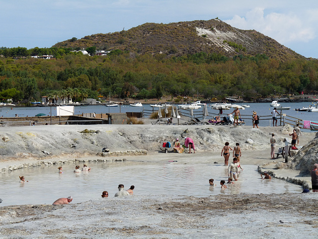 Vulcano- View Across the Mud Baths