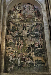 canterbury cathedral  c15 wall painting of vision of st eustace
