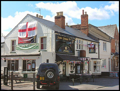 England flag at the pub