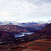 Rydal Water & Loughrigg Fell from Nab Scar 23rd March 1991