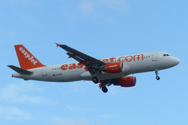 G-EZWB approaching Gatwick - 30 June 2016