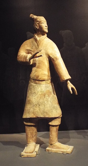 Standing Archer from the Terracotta Army in the Metropolitan Museum of Art, July 2017