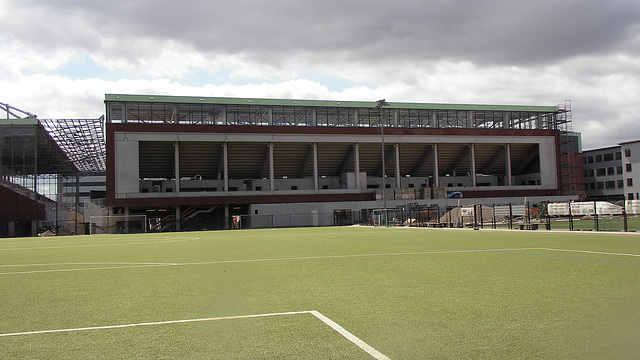 Nordtribüne von hinten