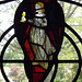 Medieval Stained Glass inside Coe Hall at Planting Fields, May 2012