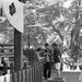 Visitors at a temple