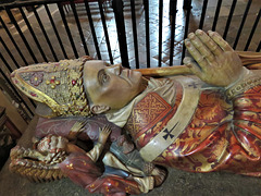 canterbury cathedral (174)effigy on c15 tomb of archbishop chichele +1443