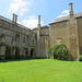 lacock abbey, wilts (76) c15 south walk with one c14 bay, blank rear of c18 hall