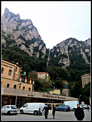 Montserrat (Barcelona): estación del tren cremallera, 3