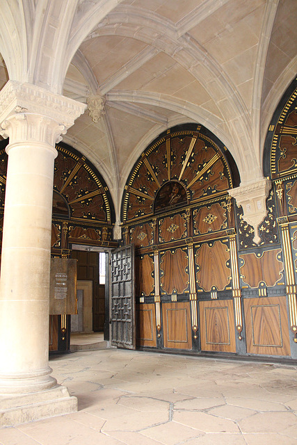 Pillar Parlour, Little Castle, Bolsover Castle, Derbyshire