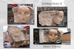 Emily Young - Storm Head II - Bankside London - 12 12 2018