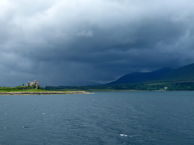 Duart Castle vor dem großen Schauer