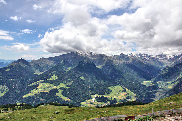 HFF - Aussicht auf der Hochalm beim Vespern