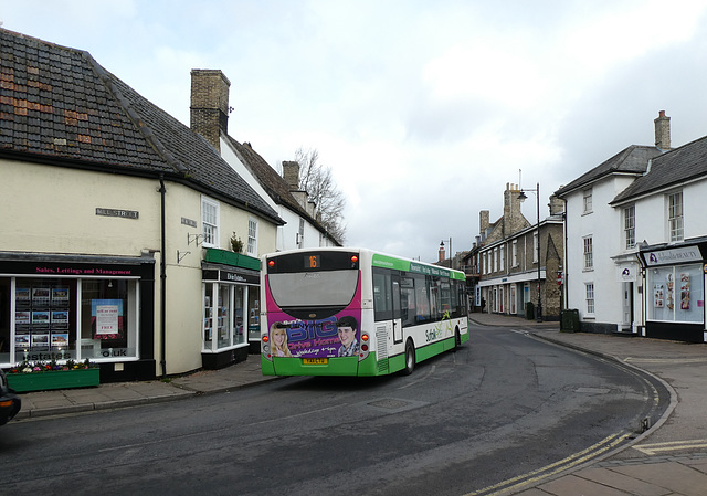 Stephensons of Essex 463 (YX11 CTU) in Mildenhall – 18 Mar 2019 (P1000588)