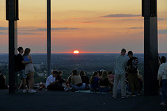 Chilling during  sunset