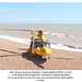 Air ambulance on Hastings beach 9 8 2024