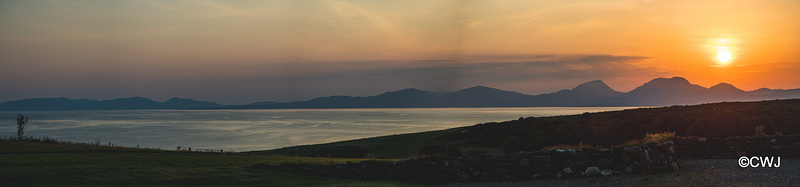 Sunset over Jura