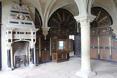 Pillar Parlour, Little Castle, Bolsover Castle, Derbyshire