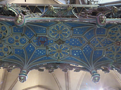 canterbury cathedral (167)wooden canopy on c15 tomb of archbishop kempe +1454
