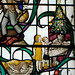 Detail of east window by Christopher Webb, Toddington Church, Bedfordshire