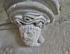 lacock abbey, wilts (75) c13 corbel head in chapter house