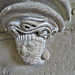 lacock abbey, wilts (75) c13 corbel head in chapter house