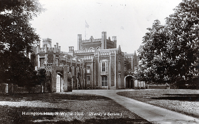 Hillington Hall, Norfolk  (Demolished c1946)