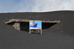 Etna Mt., Shelter for Observing Eruptions