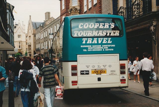 Cooper's Tourmaster JVN 423 in Cambridge - 29 Jun 1991 (143-16)