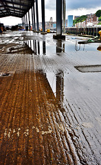 N.Shields Fishquay after the rain.